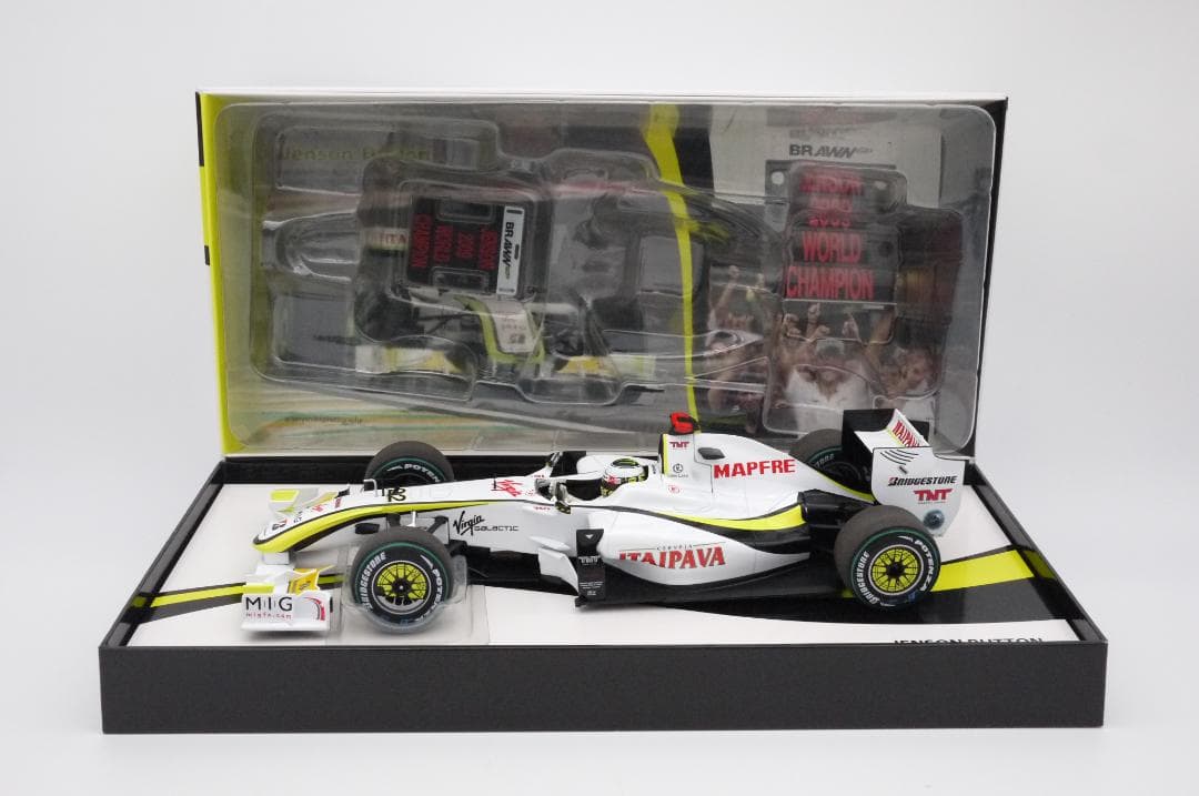 Shuar1/18 ブラウンGP BGP001 チャンピオン J.バトン