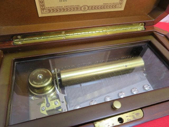 き*こ様 6ee1355 リュージュ社のオルゴール 曲カノン　スイス製　アンティ