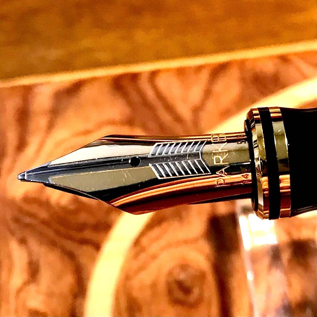 ☆超極上美品☆書き味抜群☆美しいパーカー万年筆デュオフォールド【センテニアル】