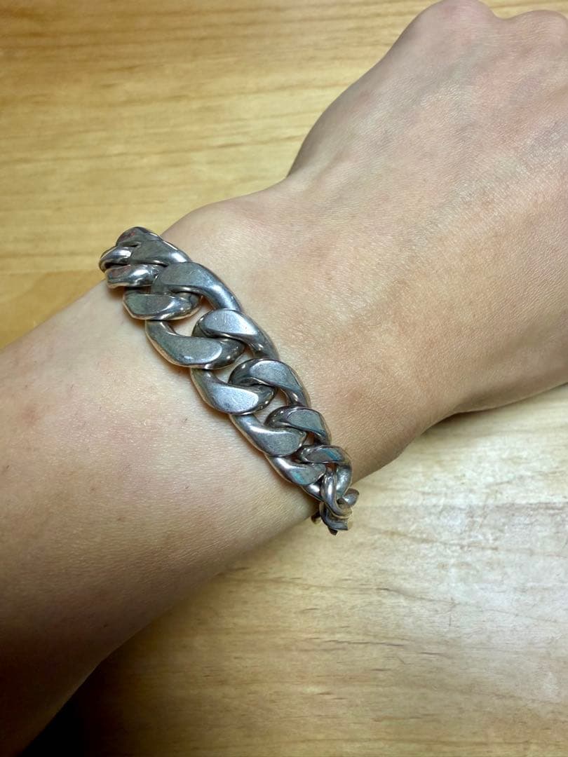 LAVER シルバー925 ミックスチェーンブレスレット