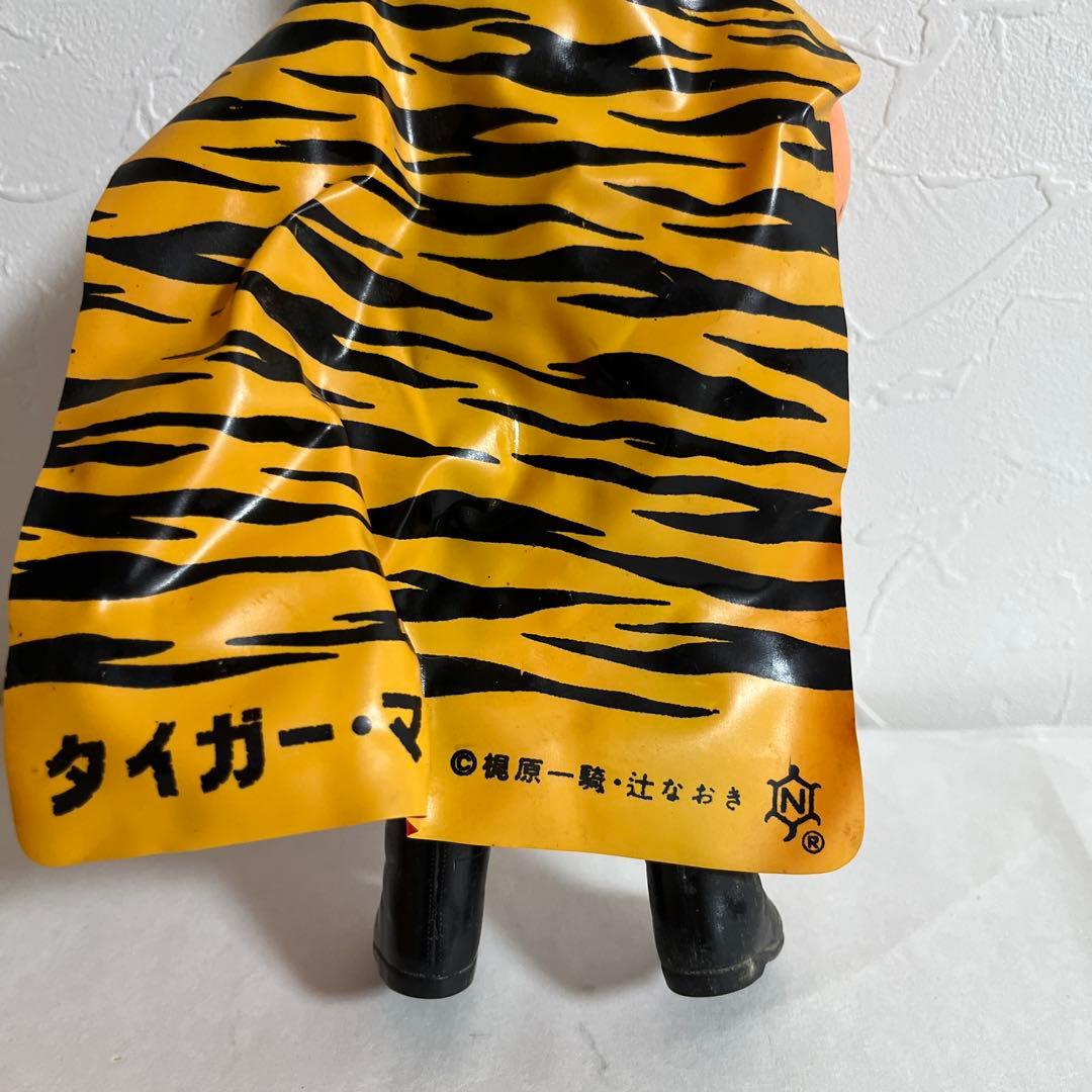 ⚠️当時物　初期　タイガーマスク　面取れ　ソフビ　スタンダード
