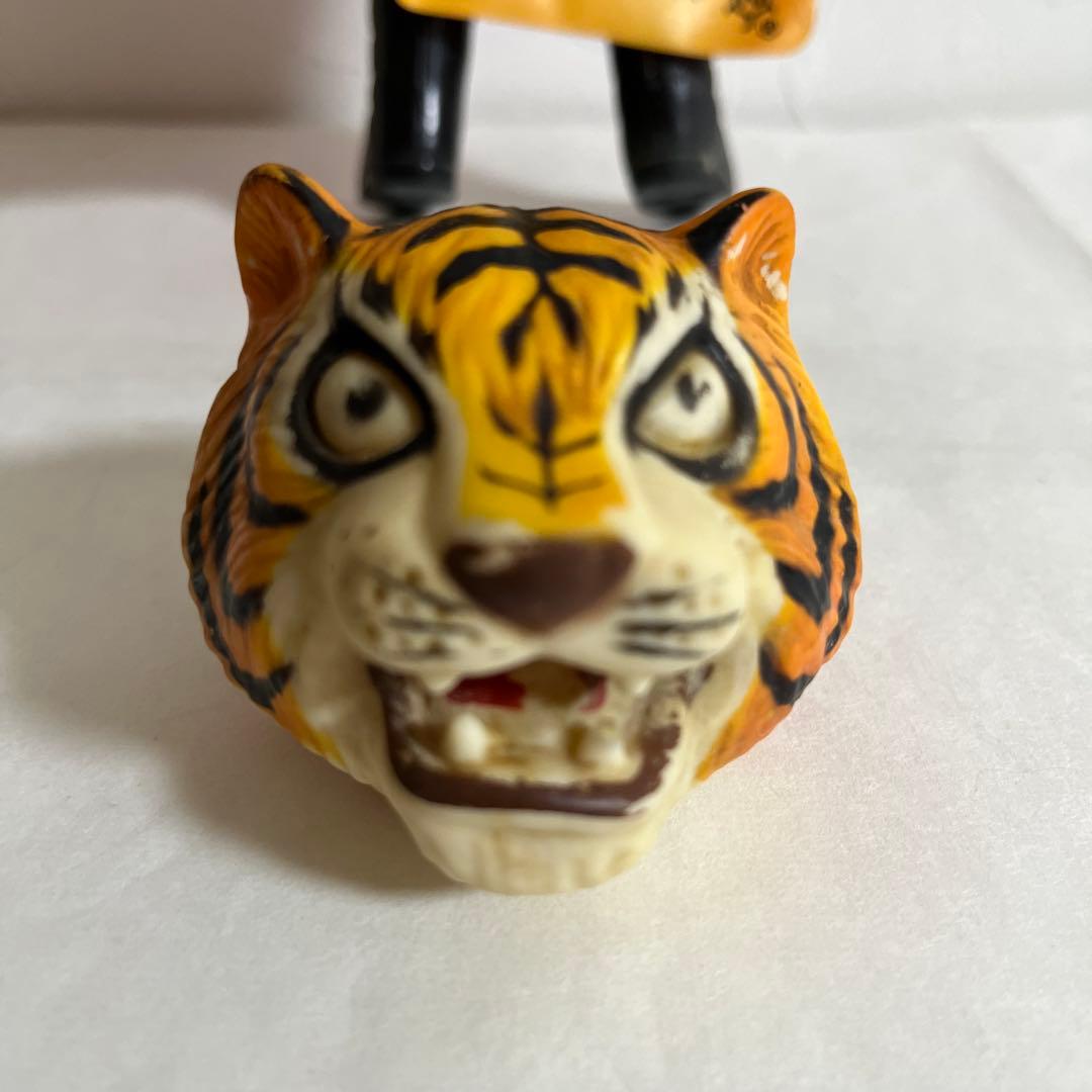 ⚠️当時物　初期　タイガーマスク　面取れ　ソフビ　スタンダード