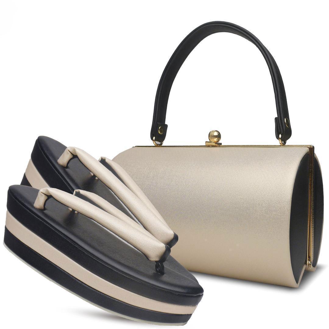 和装 草履バッグセット 振袖 成人式 ヒール 厚底 wzouribag47-1