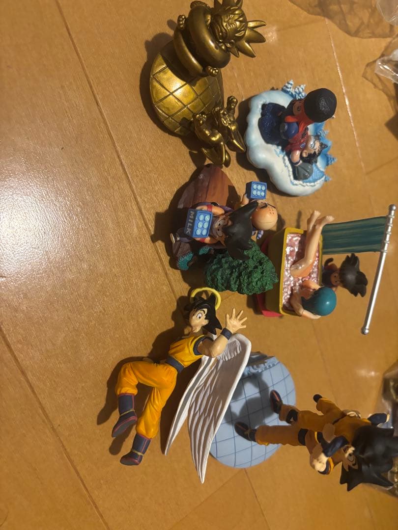 ドラゴンボールカプセル　まとめ売り クライシス編　孫悟空&ブルマ　風呂　牛乳