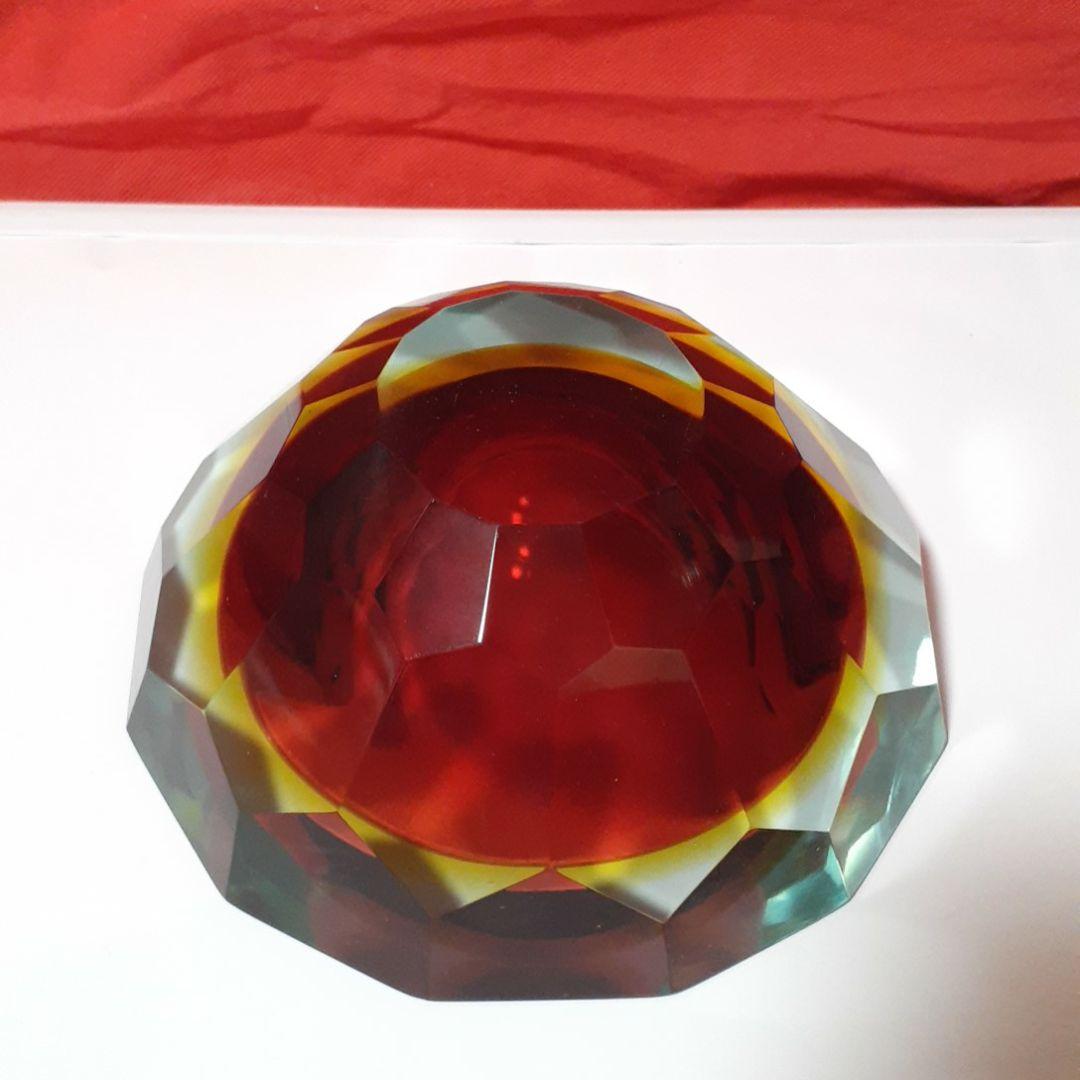 2.9㎏！高級灰皿　イタリア　ムラーノガラス　アレッサンドロ・マンドルザット