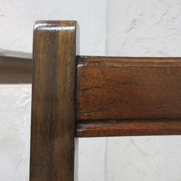 訳あり イギリス アンティークチェア 椅子 鋲打ち イス 店舗什器 4106d