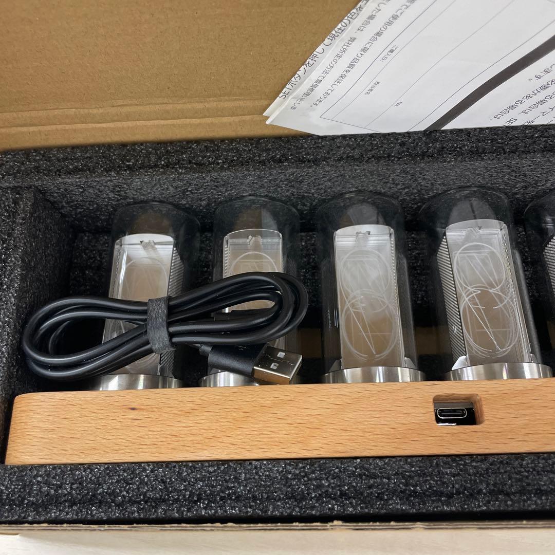 EGAOJP 目覚まし時計 レトロ 6桁LED