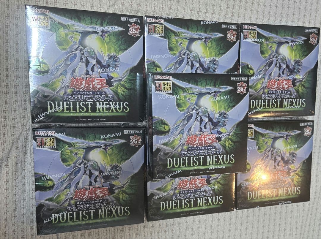 遊戯王OCG デュエルモンスターズ DUELIST NEXUS シュリンク付７箱