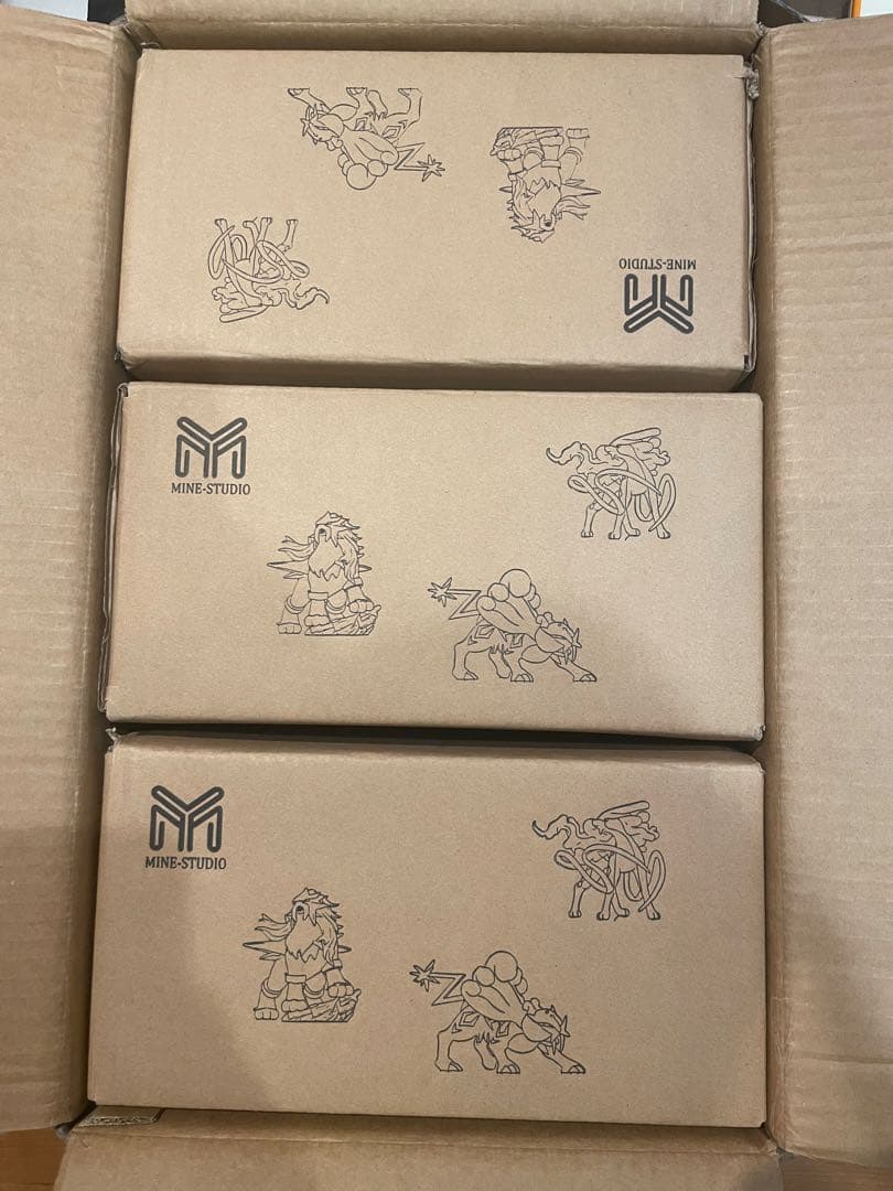 【最終値下】 ポケモン ガレージキット スイクン ライコウ エンテイ