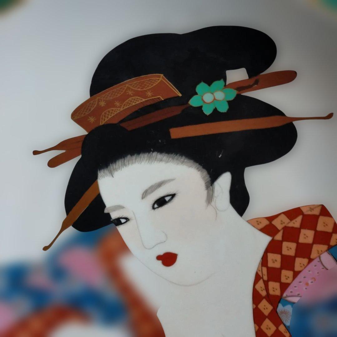 浮世絵・美人画・春画・飾り皿・絵皿・源六窯