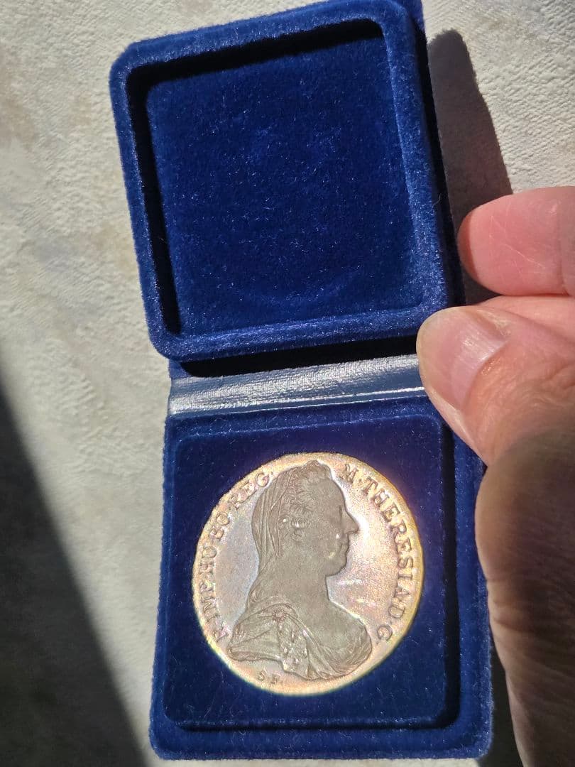 (プルーフ)オーストリア共和国　マリアテレジア　1ターレル銀貨再鋳貨　1780