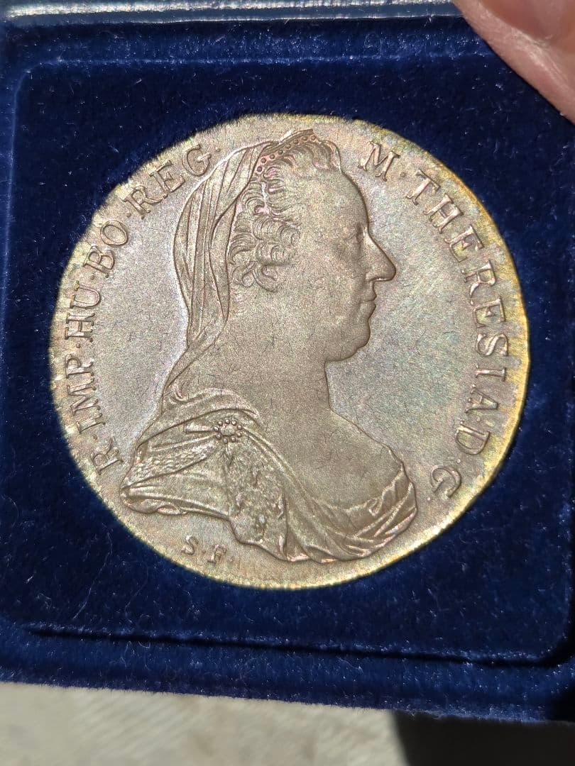 (プルーフ)オーストリア共和国　マリアテレジア　1ターレル銀貨再鋳貨　1780