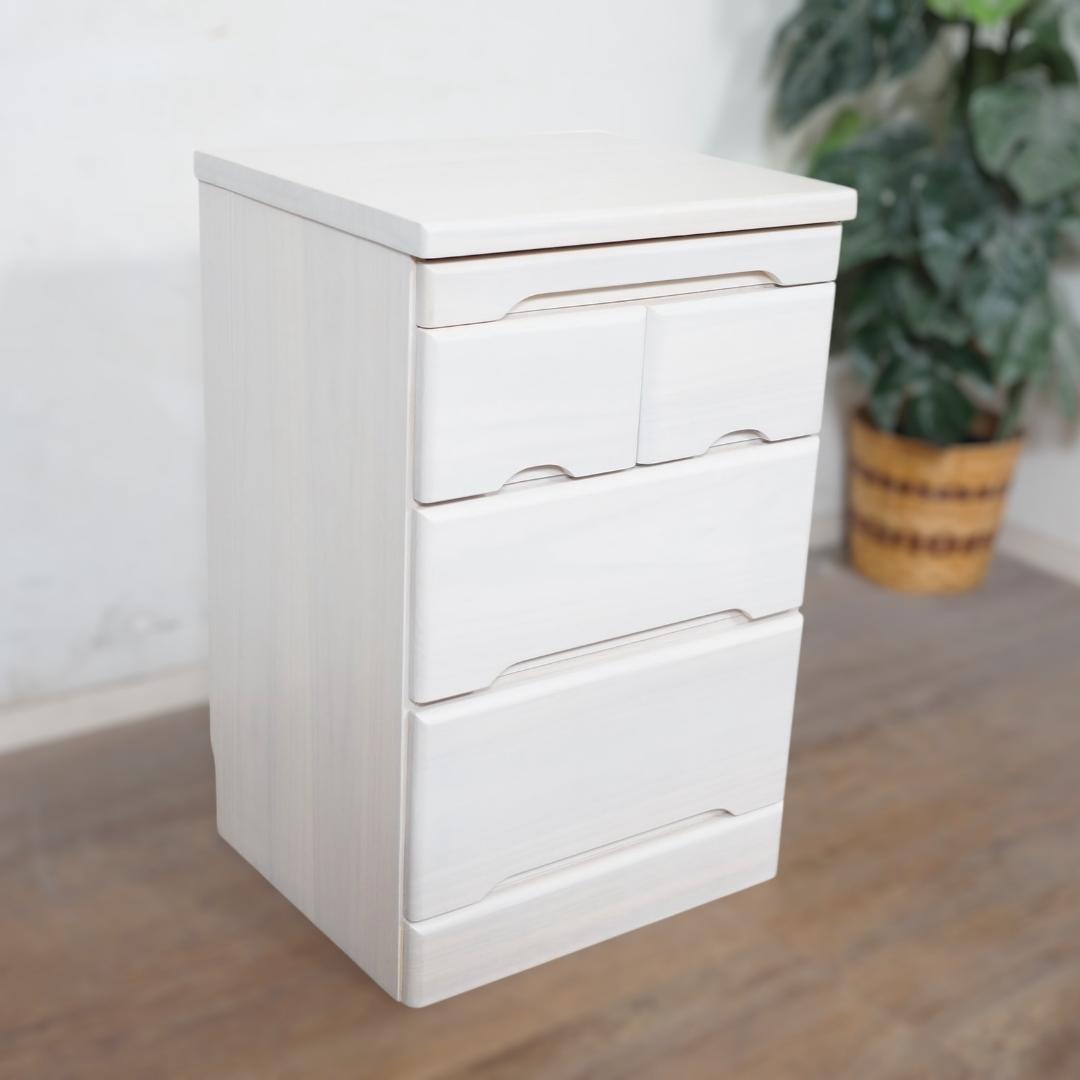 mayu　訳あり チェスト 収納 モダン 完成品 天然木 箪笥　タンス