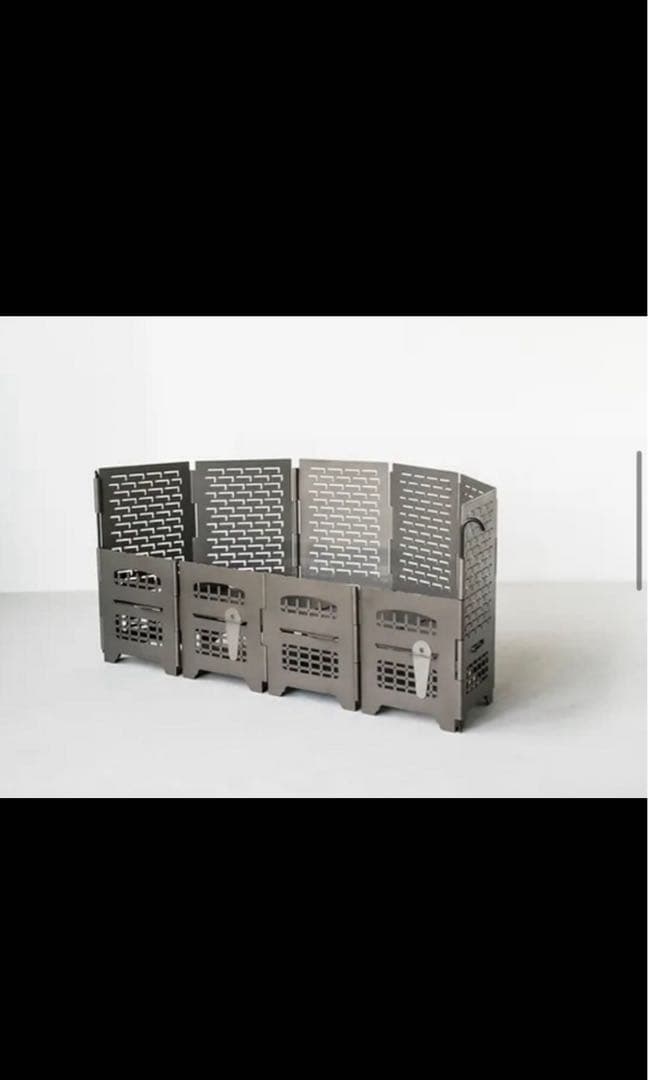 アイアンテーブル HANGETSUセット ロダンケース黒の3点セット