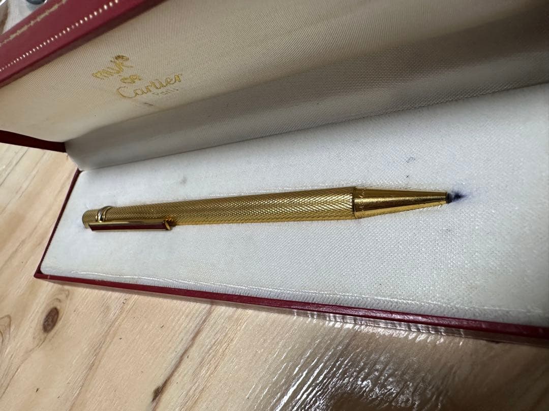 Cartier ゴールドメッシュボールペン