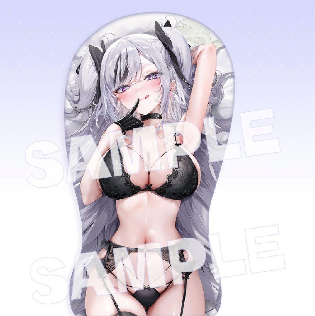 アズールレーン悪い子と作業タイム？半身マウスパッド(エルベ)