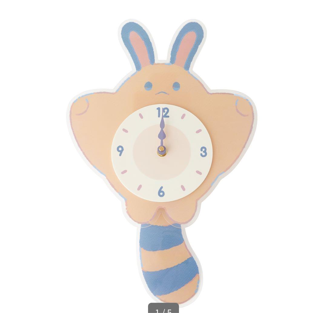 【新品】ポケモン オタチ 壁掛け時計