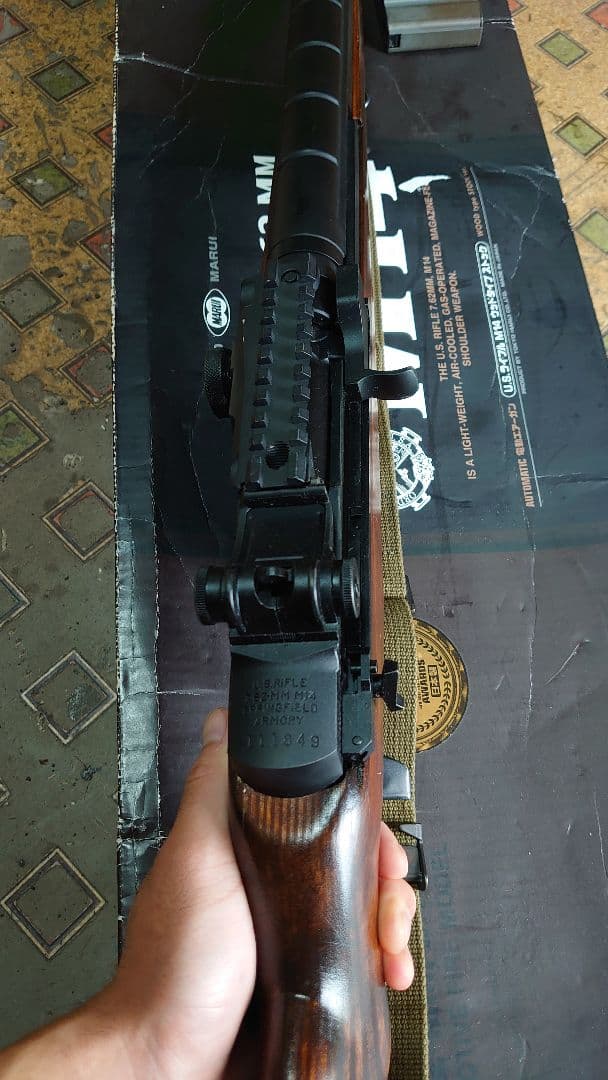 東京マルイ Usライフル M14 木製換装品　エアガン　中古