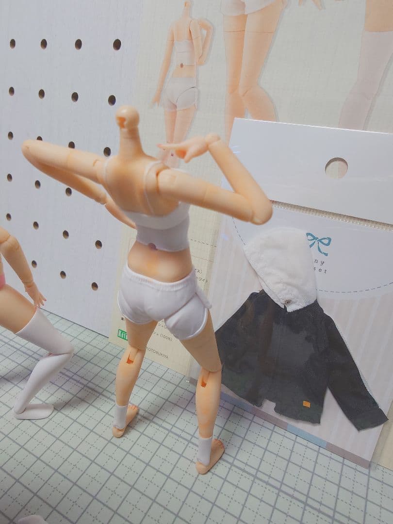 コトブキヤ 創彩少女庭園 ドレスアップボディM 塗装済完成品とパーカー(BK）