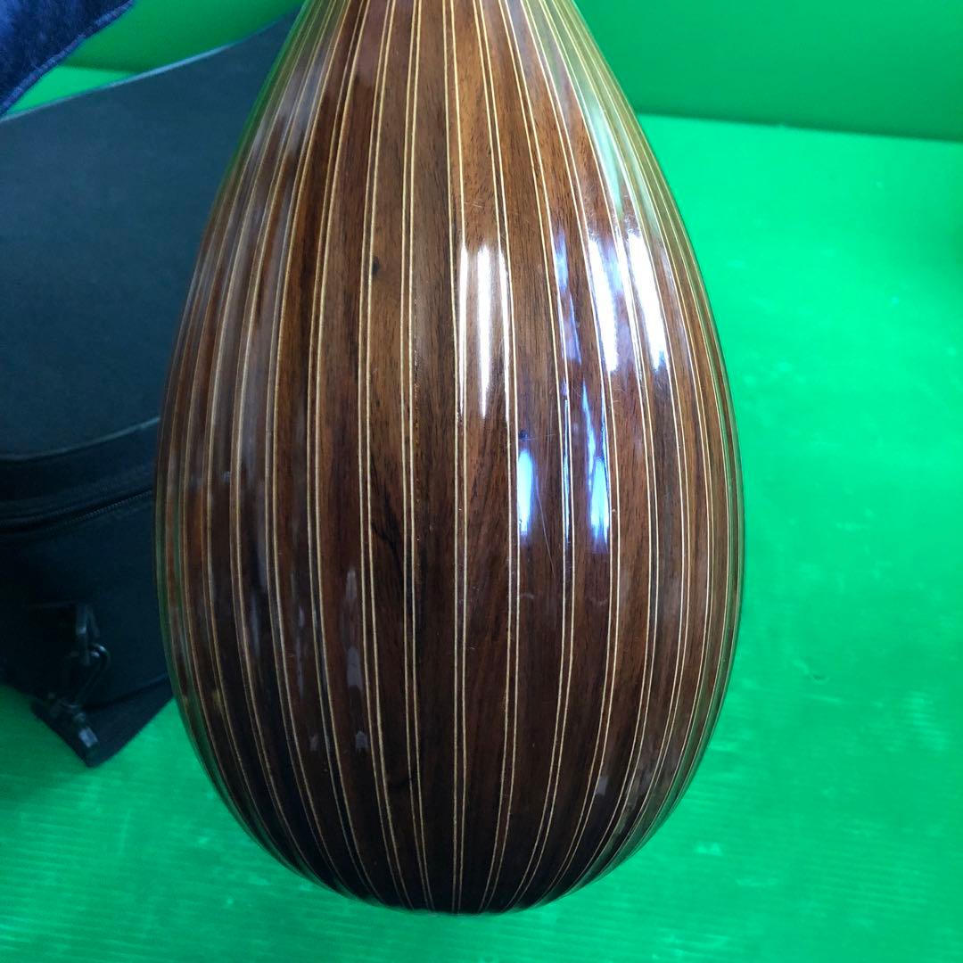 S.WATANABE 木製マンドリン 本体とケース付き 石浜ゆき氏為謹作