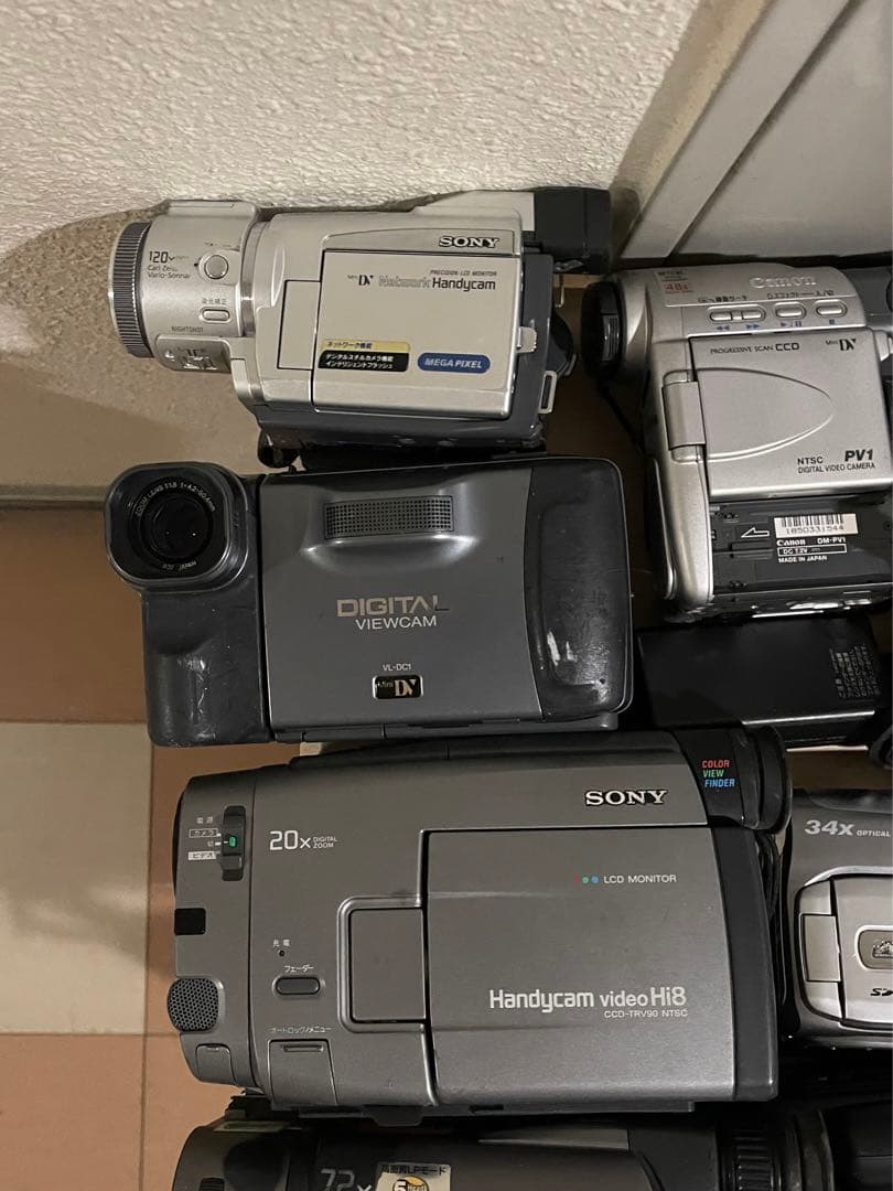 24台ビデオカメラまとめ売り