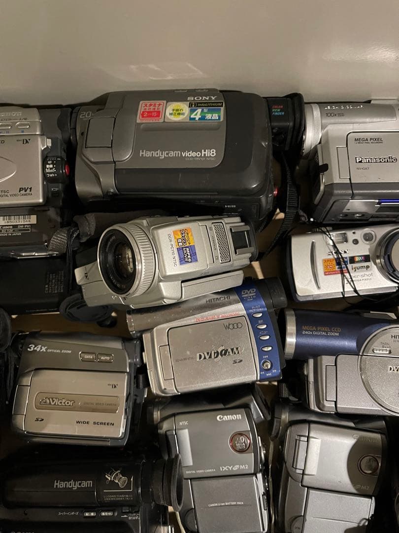 24台ビデオカメラまとめ売り