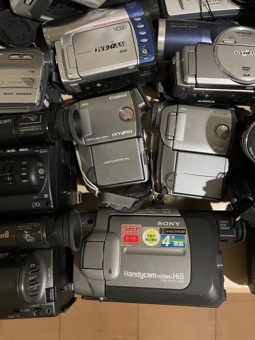 24台ビデオカメラまとめ売り