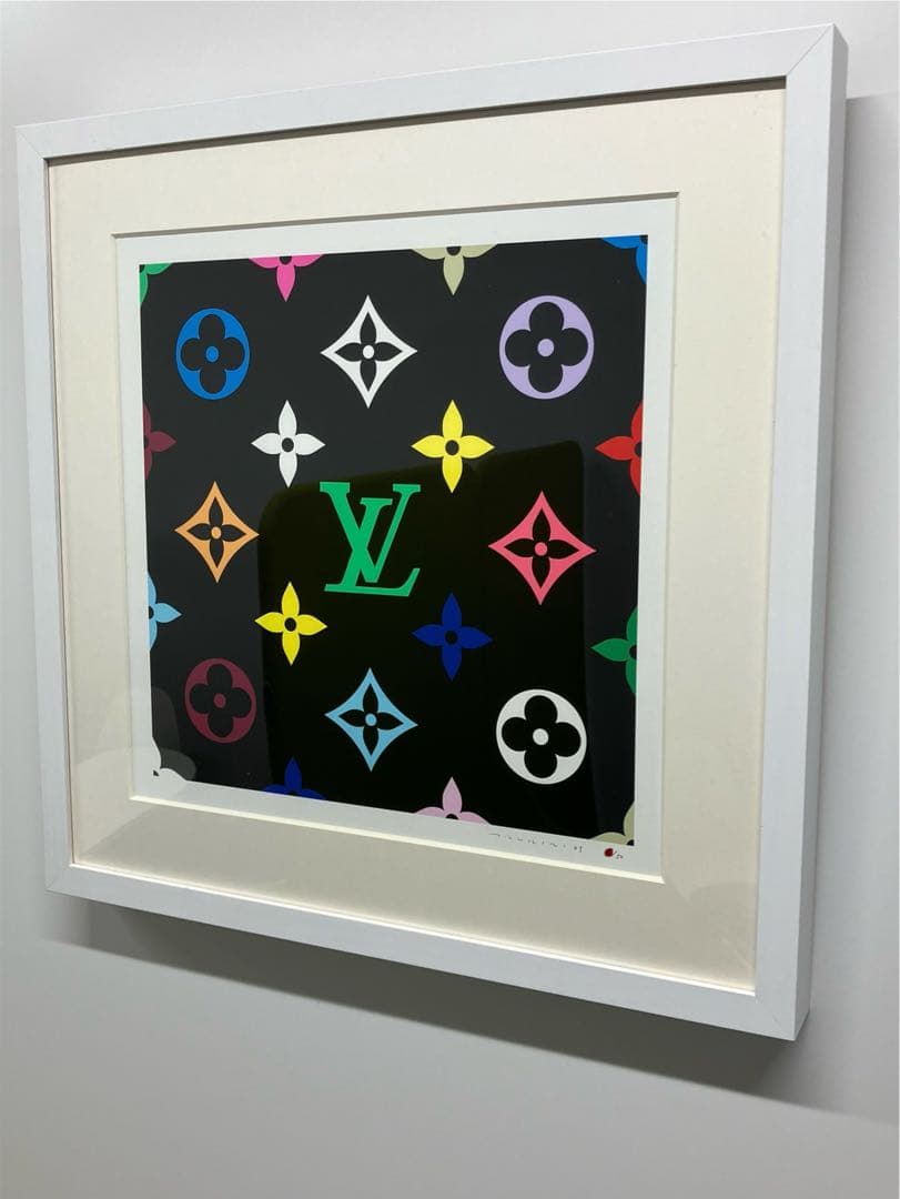 村上隆　Superflat Monogram green 版画