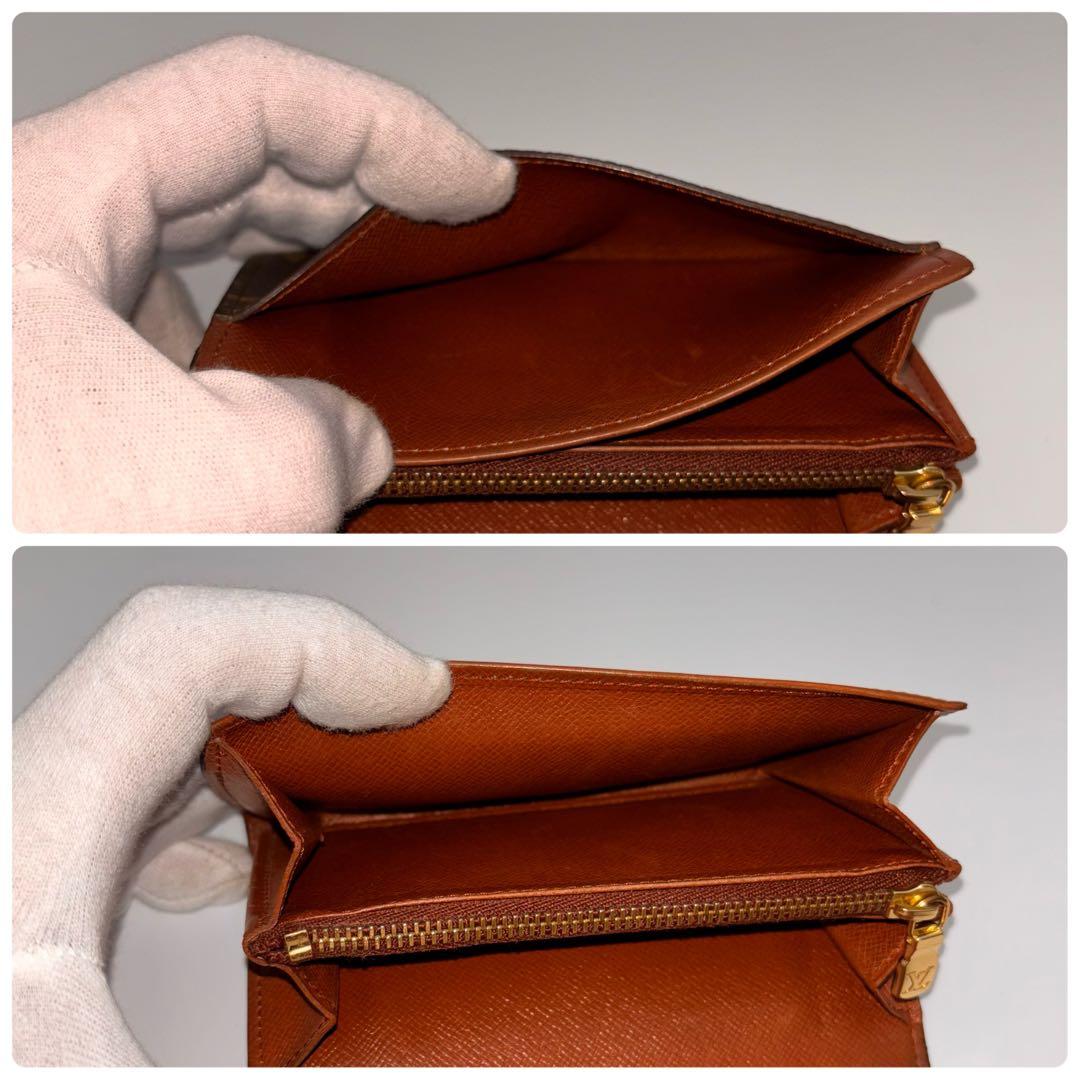 ✨鑑定済み✨ルイヴィトン✨モノグラム✨ポルトモネジップ 二つ折り財布