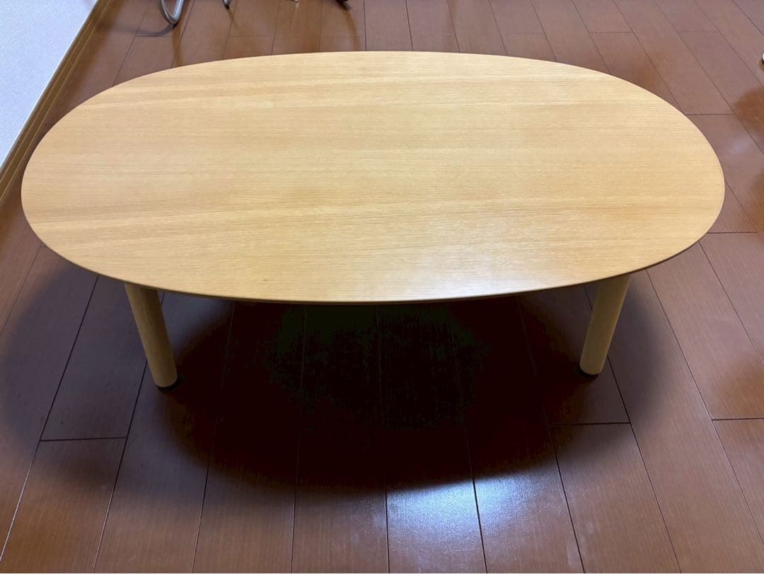 無印良品 楕円こたつ 幅97cm オーク材 kk01