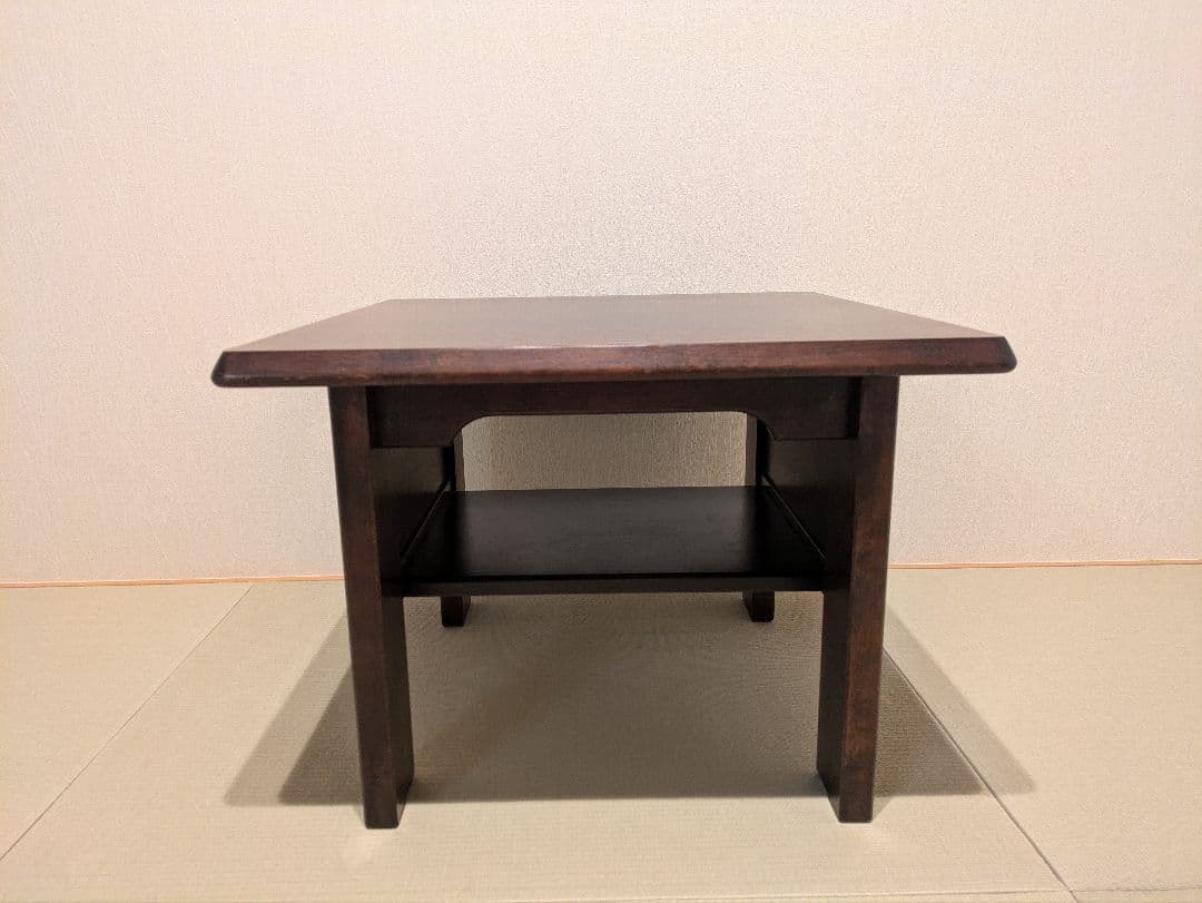 【北海道民芸家具】 北民 サイドテーブル コーヒーテーブル 無垢材 ミズメザクラ