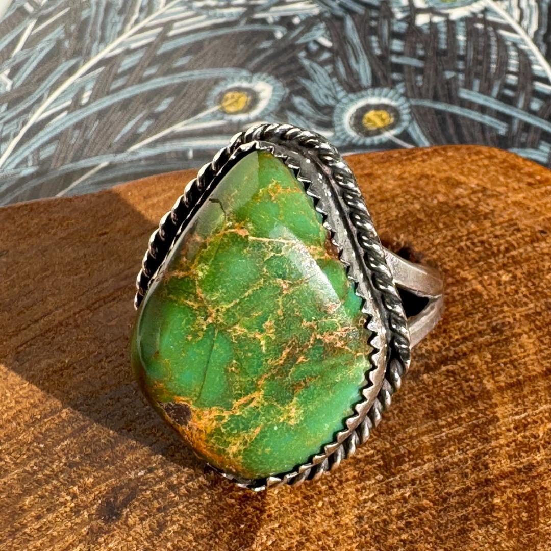 こ*め様 90年代　ヴィンテージ 　インディアンジュエリー　ターコイズ 　シルバ