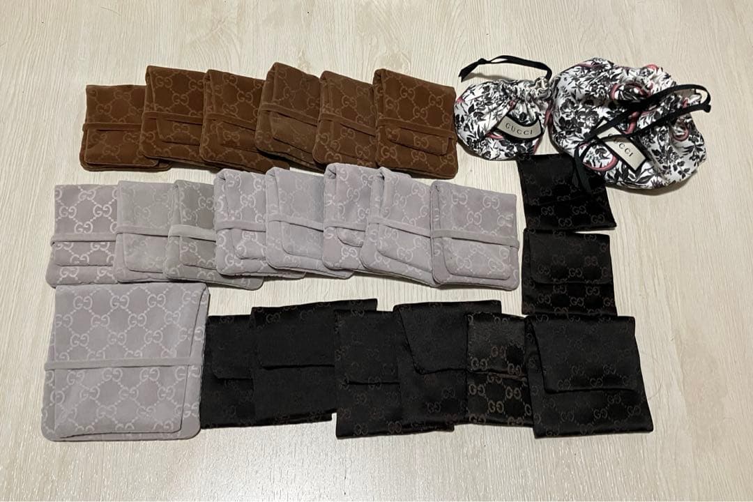GUCCI アクセサリー保存袋　まとめ売り 25枚