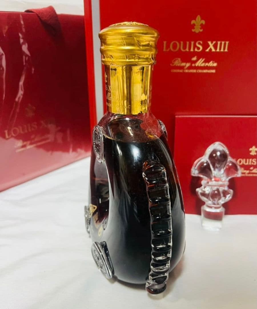 レミーマルタン ルイ13世 バカラ　替え栓・冊子・化粧箱・専用紙袋付き！ 未開封