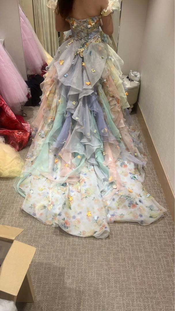 【最終】桂由美　カラードレス　マルチカラー