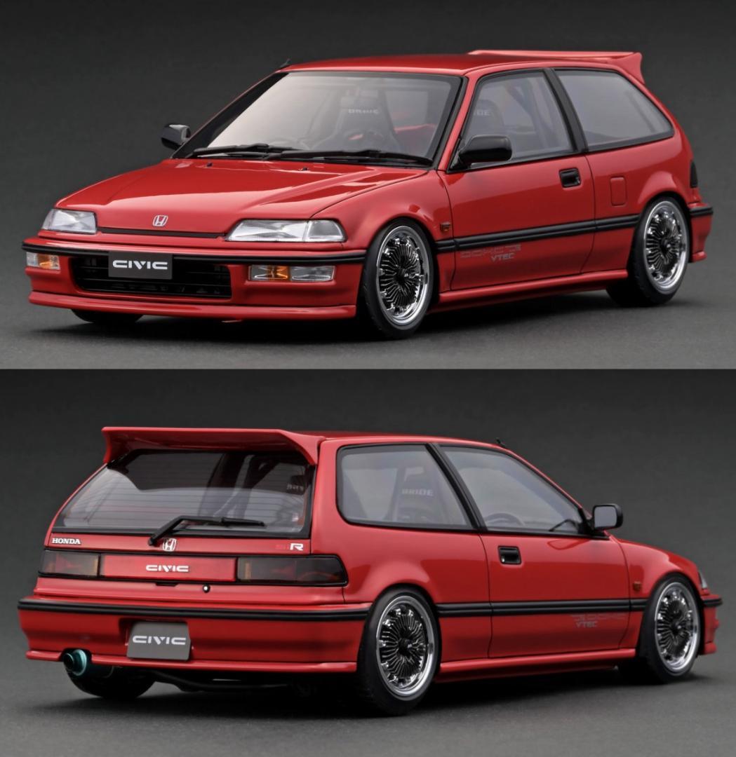 1/18 ホンダ シビック Honda CIVIC (EF9) SiR レッド