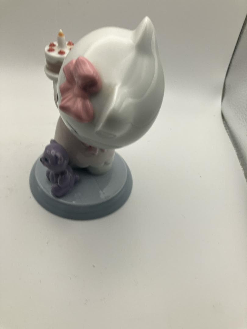 【希少】NAO ハローキティ 陶器 フィギュリン ケーキ＆テディベア