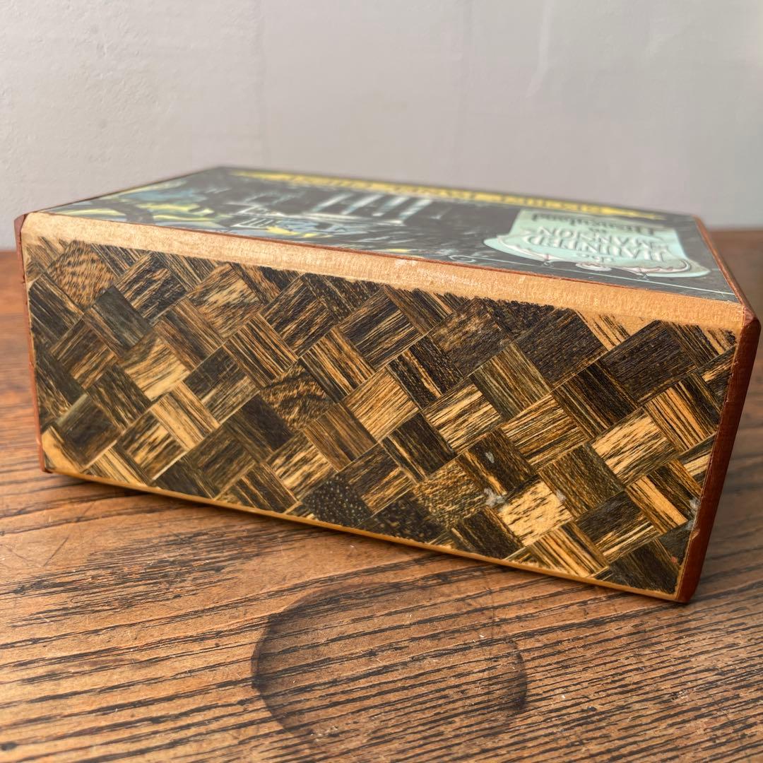 60年代ディズニー　アメリカ　ホーンテッドマンション　寄木細工　からくり仕掛け箱