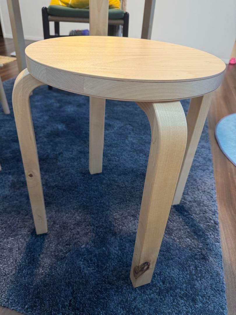 Artek スツールE60 ワイルドバーチ　Aalto アアルト