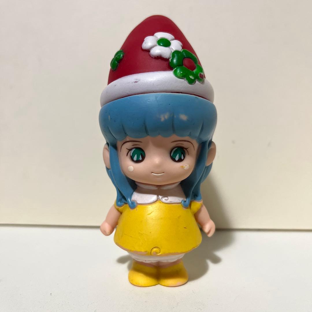 旧バンダイ製 とんがり帽子のメモル ソフビ フィギュア 当時物