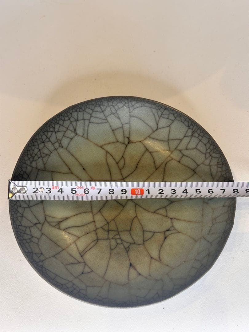 Qucollect專用宋代　哥窯　青瓷　盤　開片　古陶磁　青瓷皿　骨董