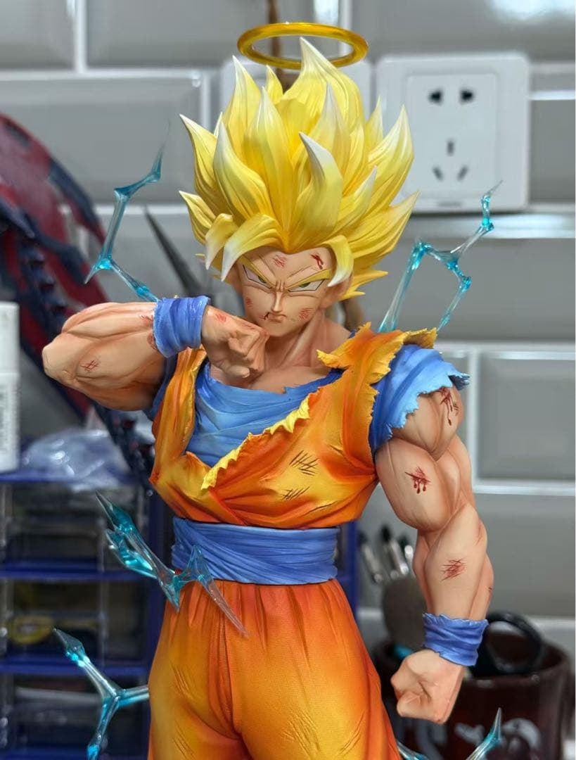 ドラゴンボール 孫悟空 ガレキ ガレージキット スタチューX③⑤②