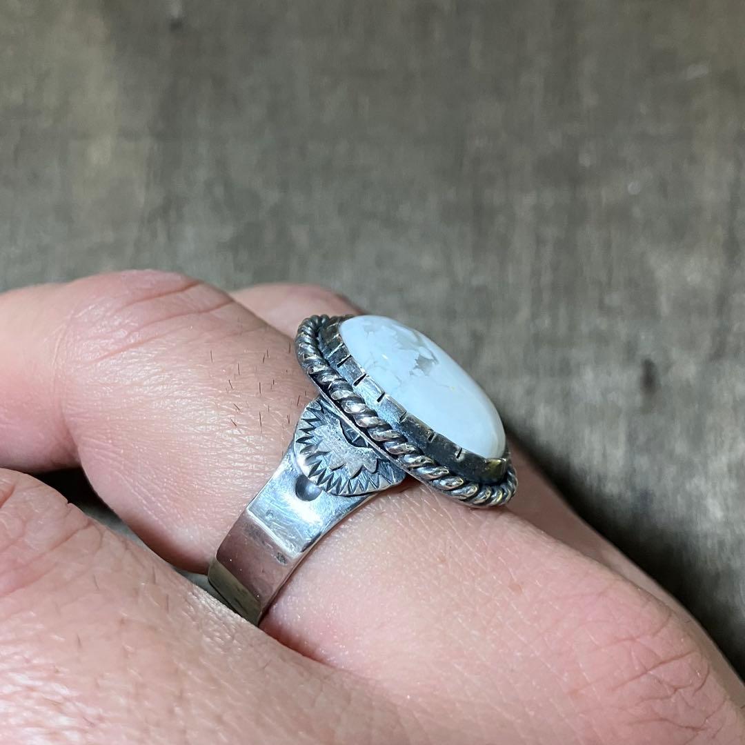 にゅ　オーダー確認ページ　ホワイトバッファロー　シルバーリング　指輪