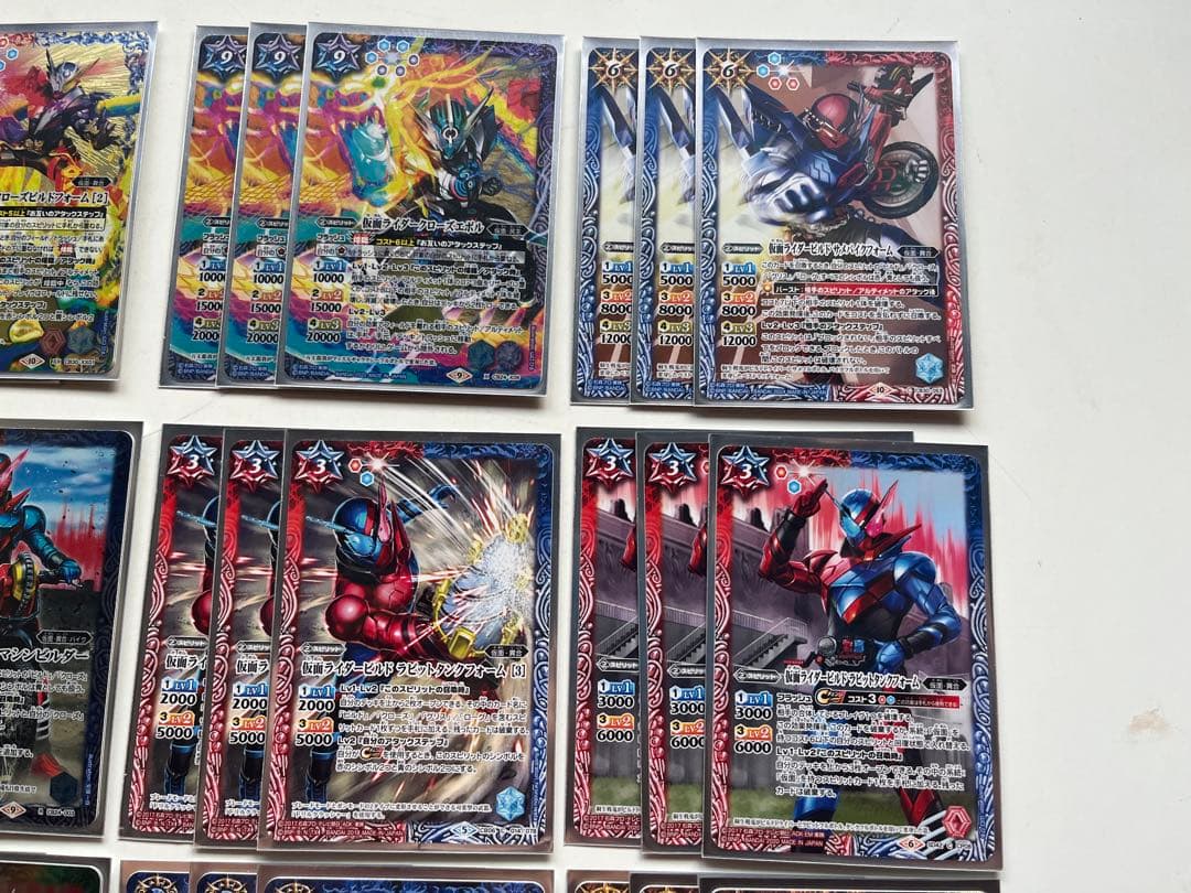 バトスピ　仮面ライダービルド　クローズ　エボル グリス　ローグ　デッキ