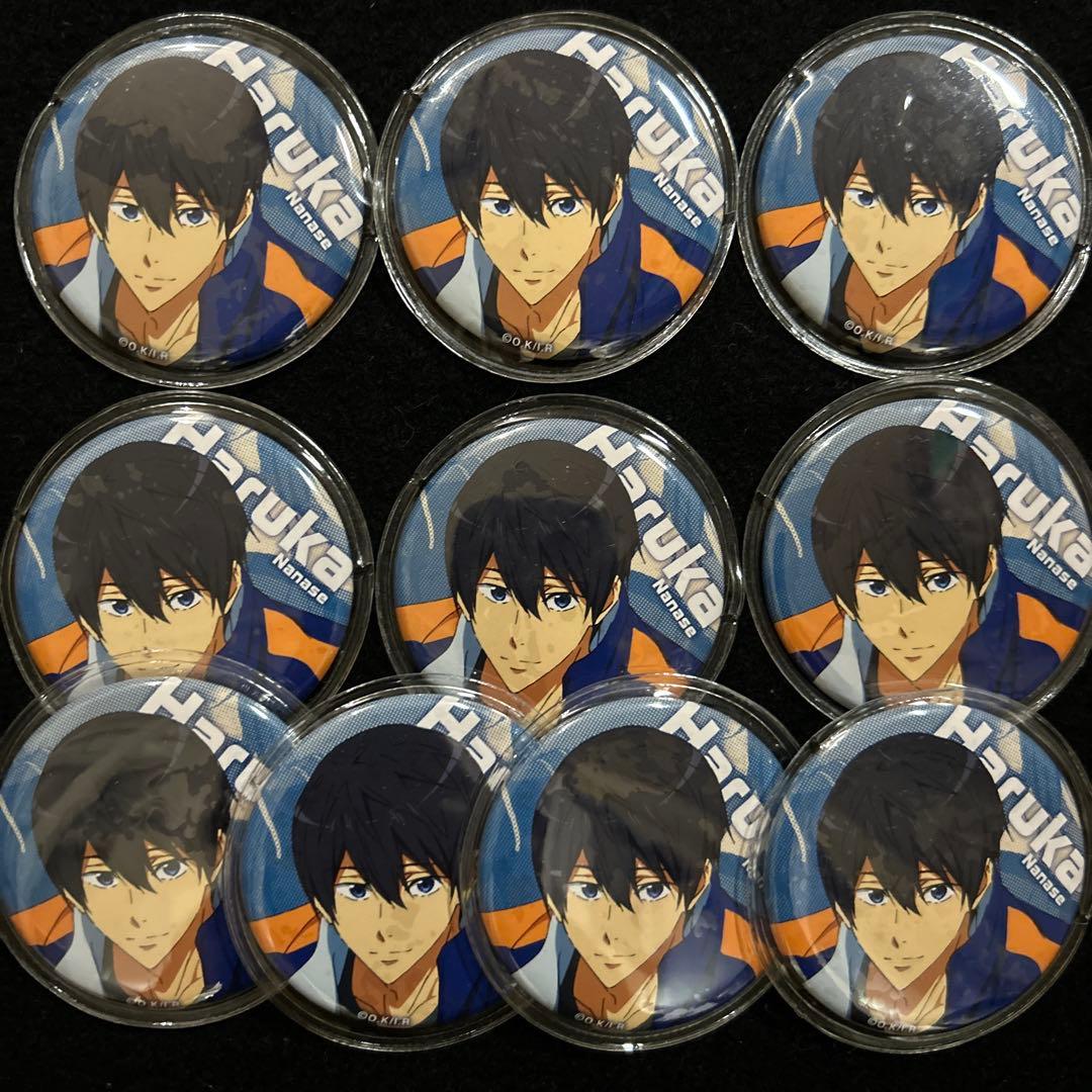 Free! RW夢 第2弾缶バッジ 七瀬遙 10個セット