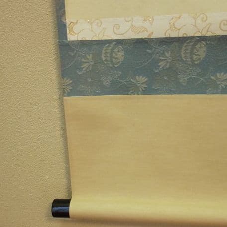 A 68     茶道 掛軸      雲帰山水帰海・伯道住職