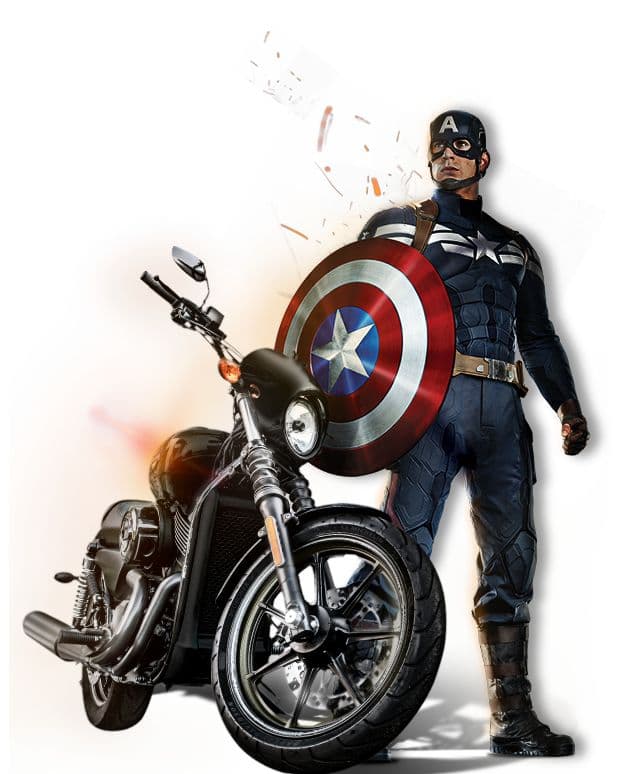 キャプテン・アメリカ シールドバッグ　ダメージバージョン