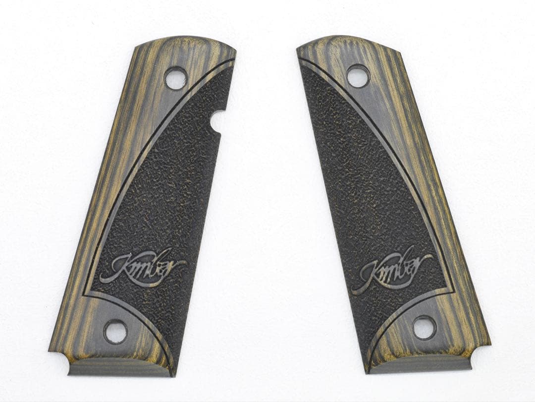 アルタモント Kimber キンバー木製グリップ 実物 WA マルイ