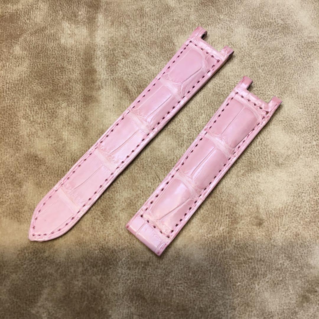 カルティエ　レザーベルト　カーフ型押し　18ミリ　(A183)