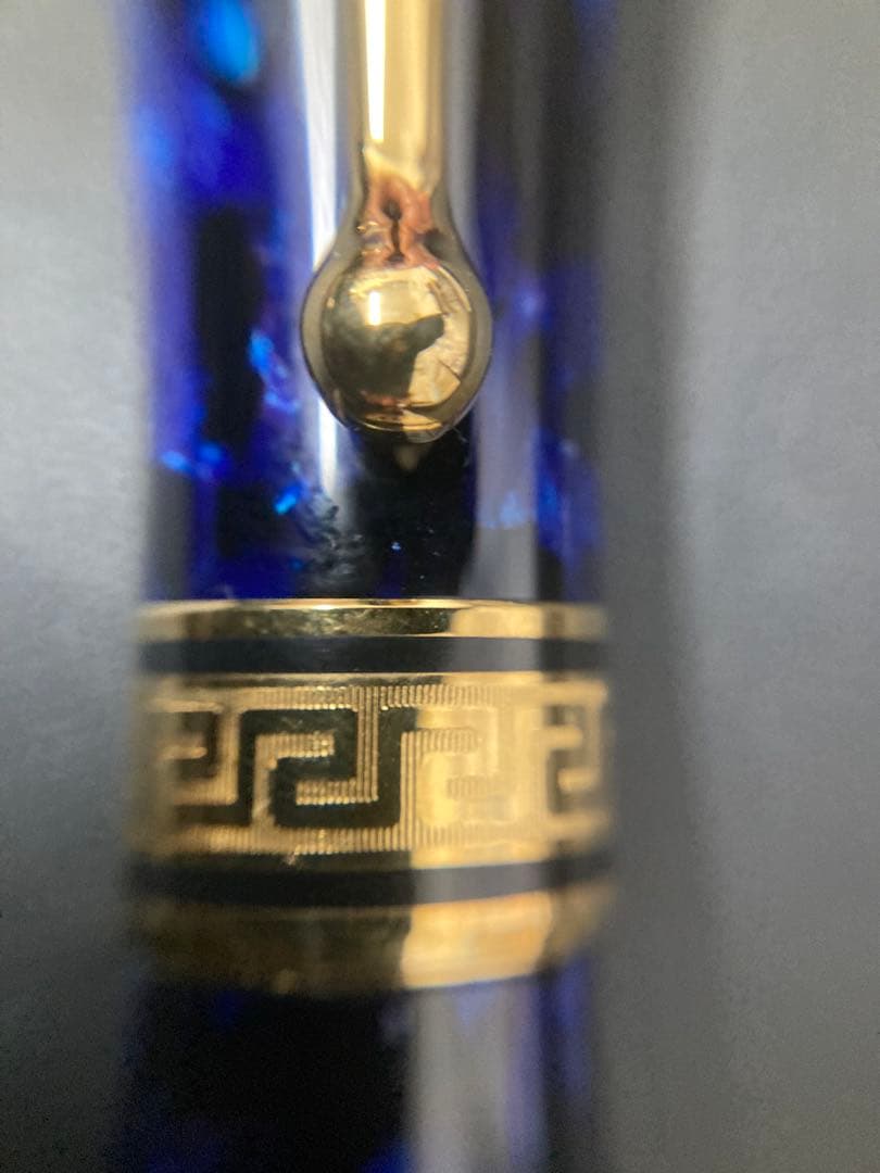 AURORA アウロラ　万年筆 オプティマブルー 14k 極美品